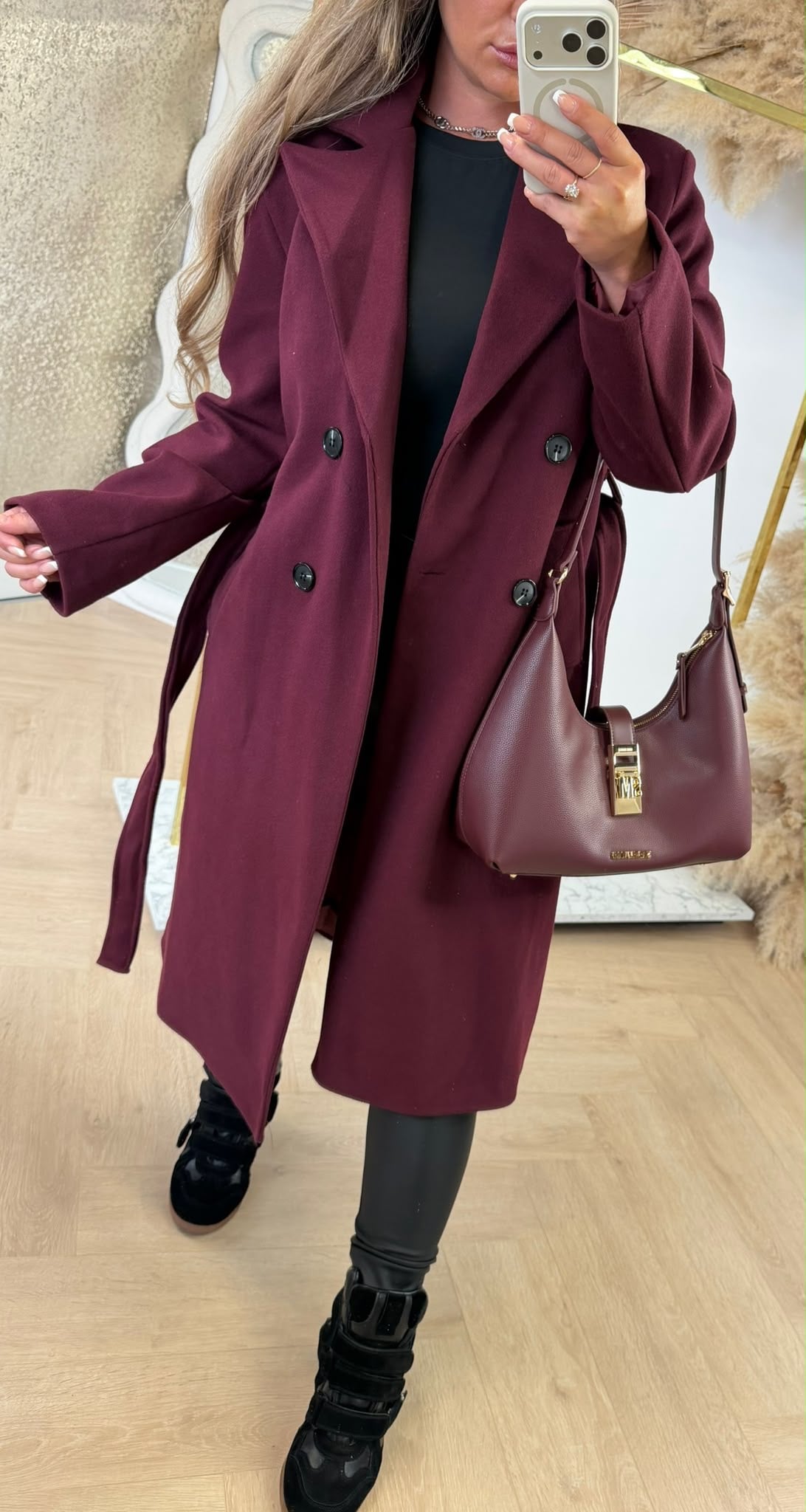 NEW TRENCH COAT BORDEAUX