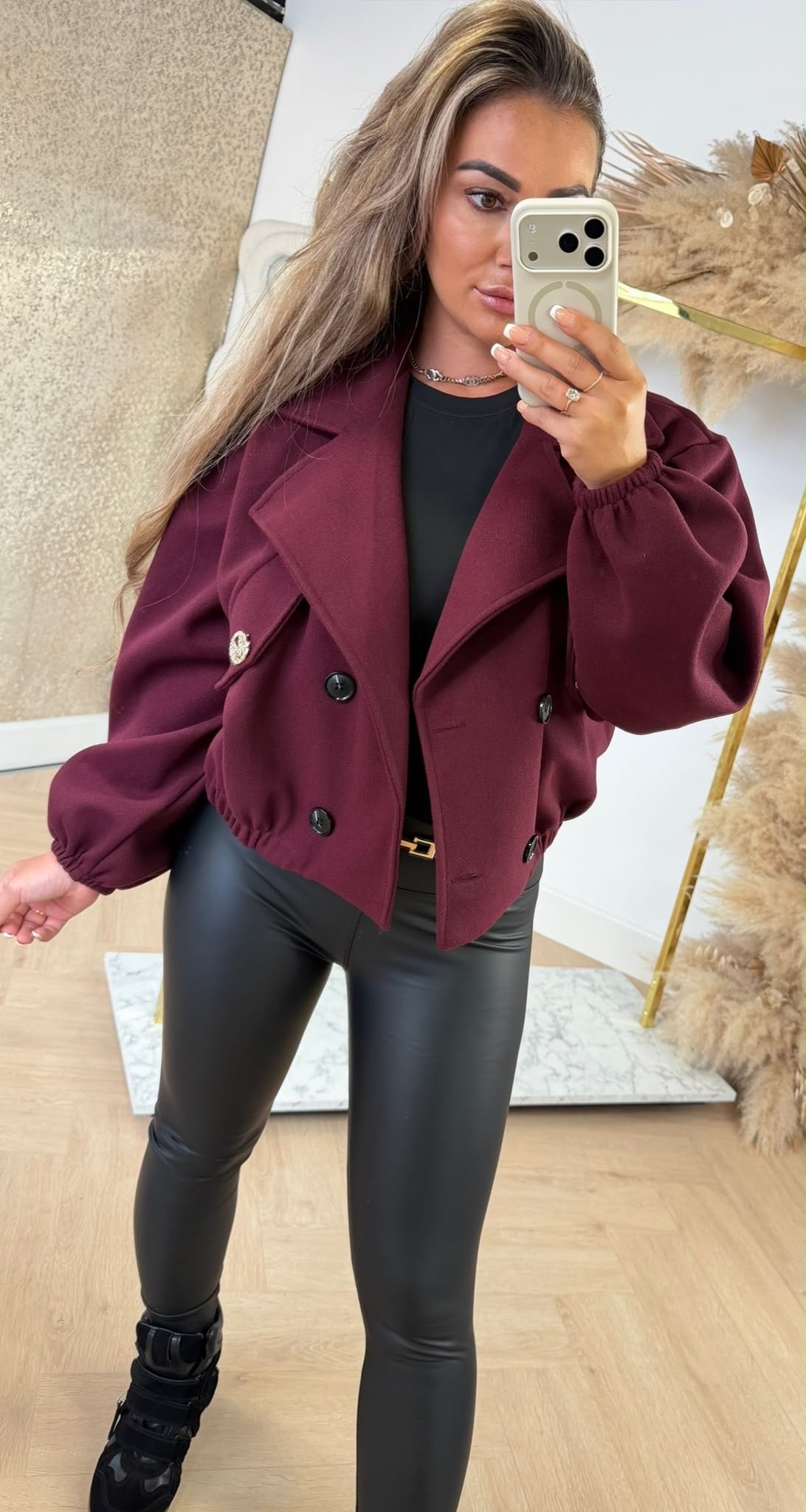 SHORT VILT M JACKET BORDEAUX