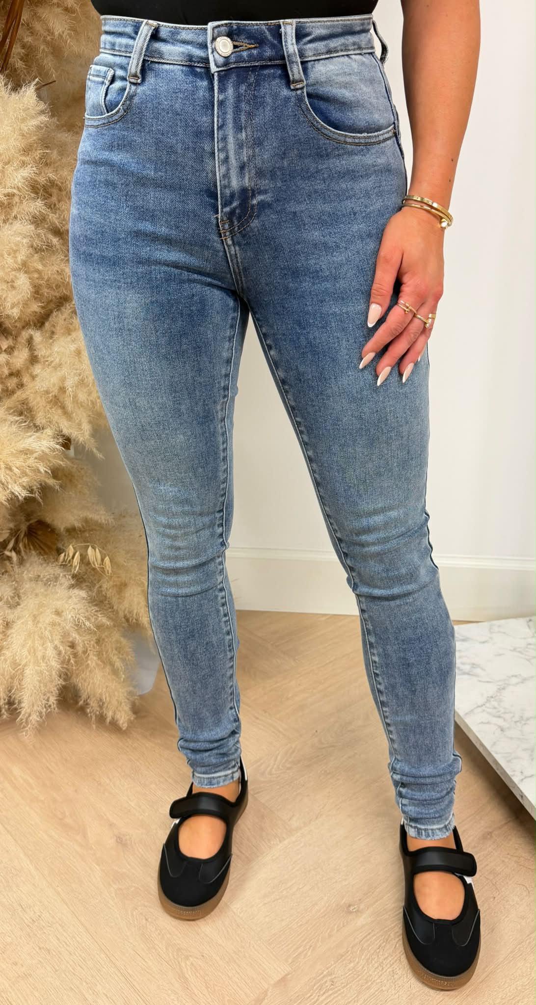 NEW SKINNY JEANS 5399-7 JEANSBLUE