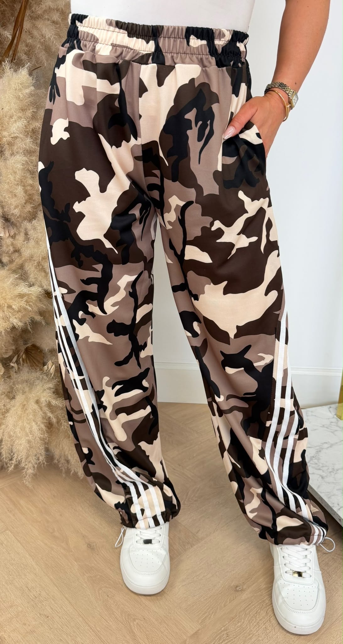 ARMY JOGGER PANTS BROWN