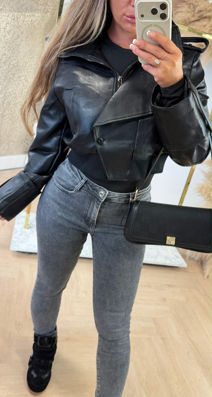 OMSLAG BOORD JACKET 800 BLACK