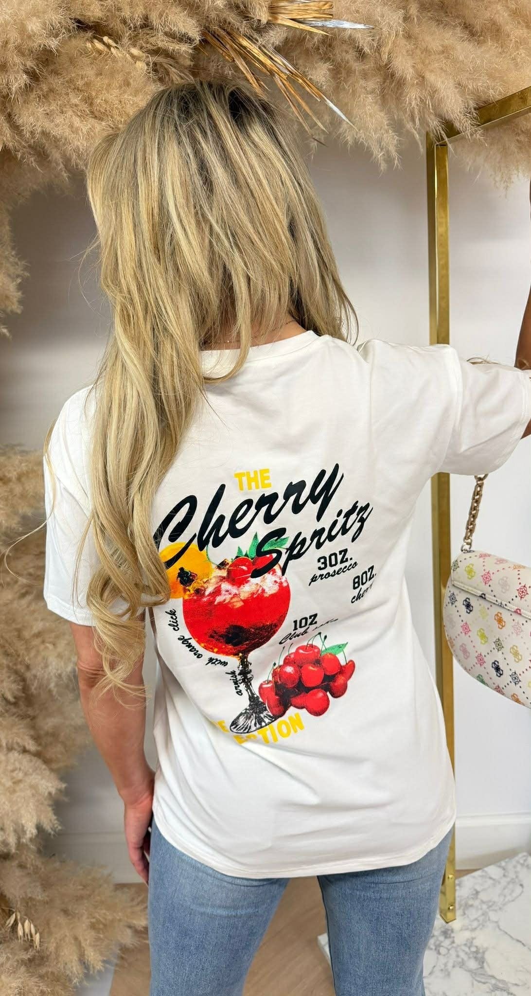 TEE-SHIRT CHERRY SPRITZ 8011042 BLANC CASSE