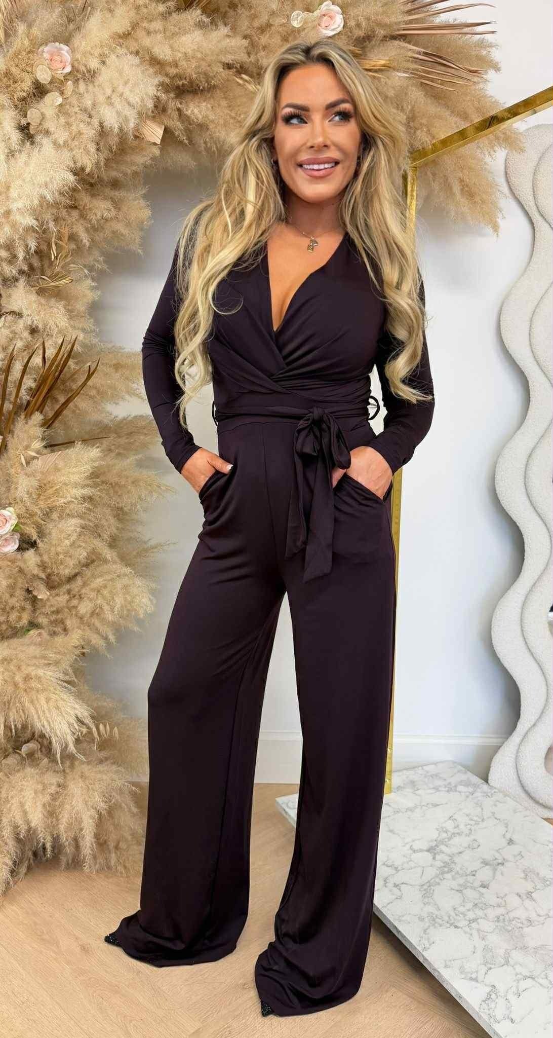 SCHICKER REISE-JUMPSUIT 7561 PFLAUME/LILA