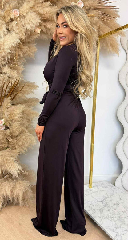 SCHICKER REISE-JUMPSUIT 7561 PFLAUME/LILA