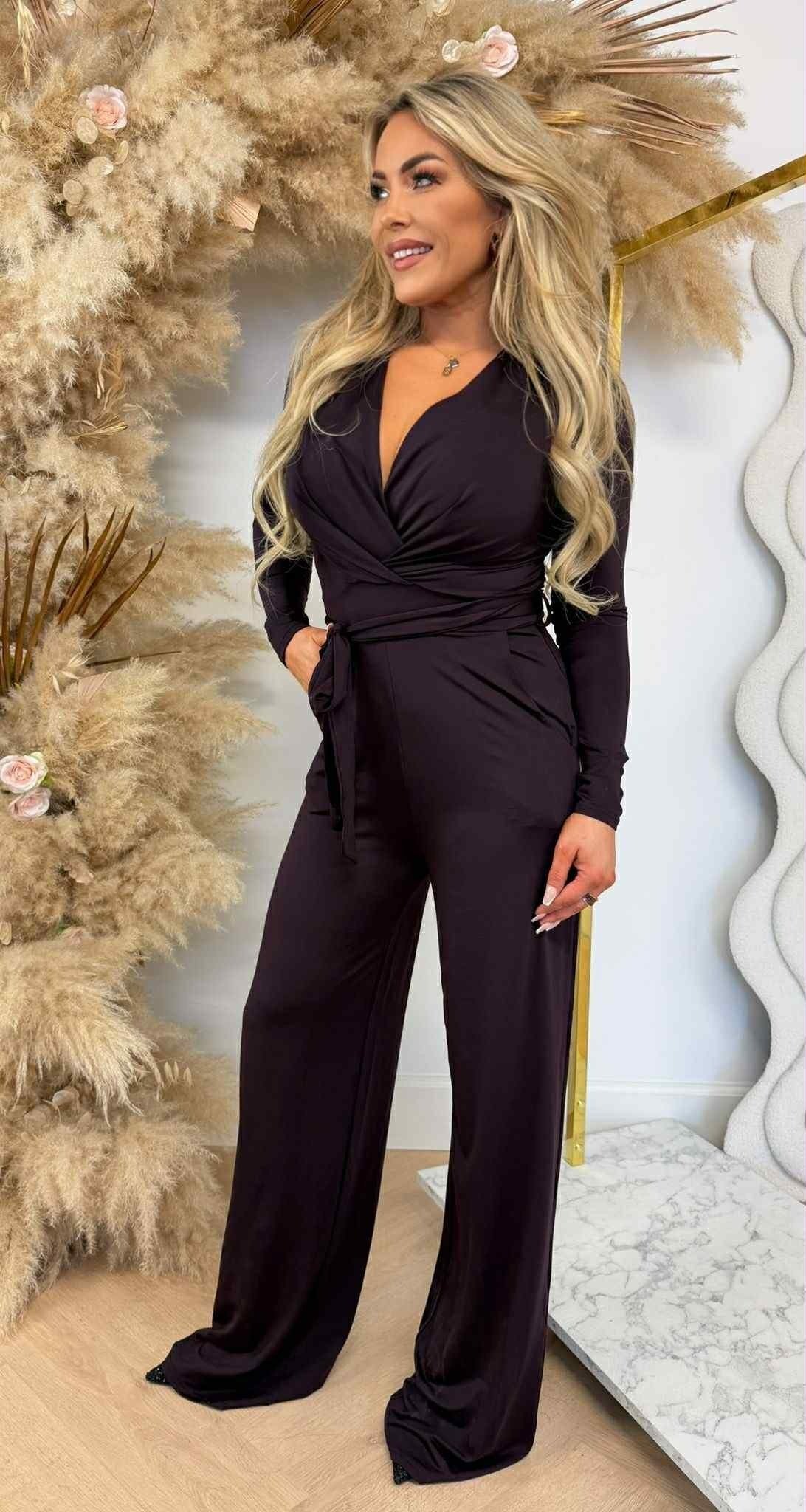 SCHICKER REISE-JUMPSUIT 7561 PFLAUME/LILA