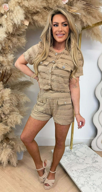 ENSEMBLE DE BOUTONS CHIC 2122 BEIGE