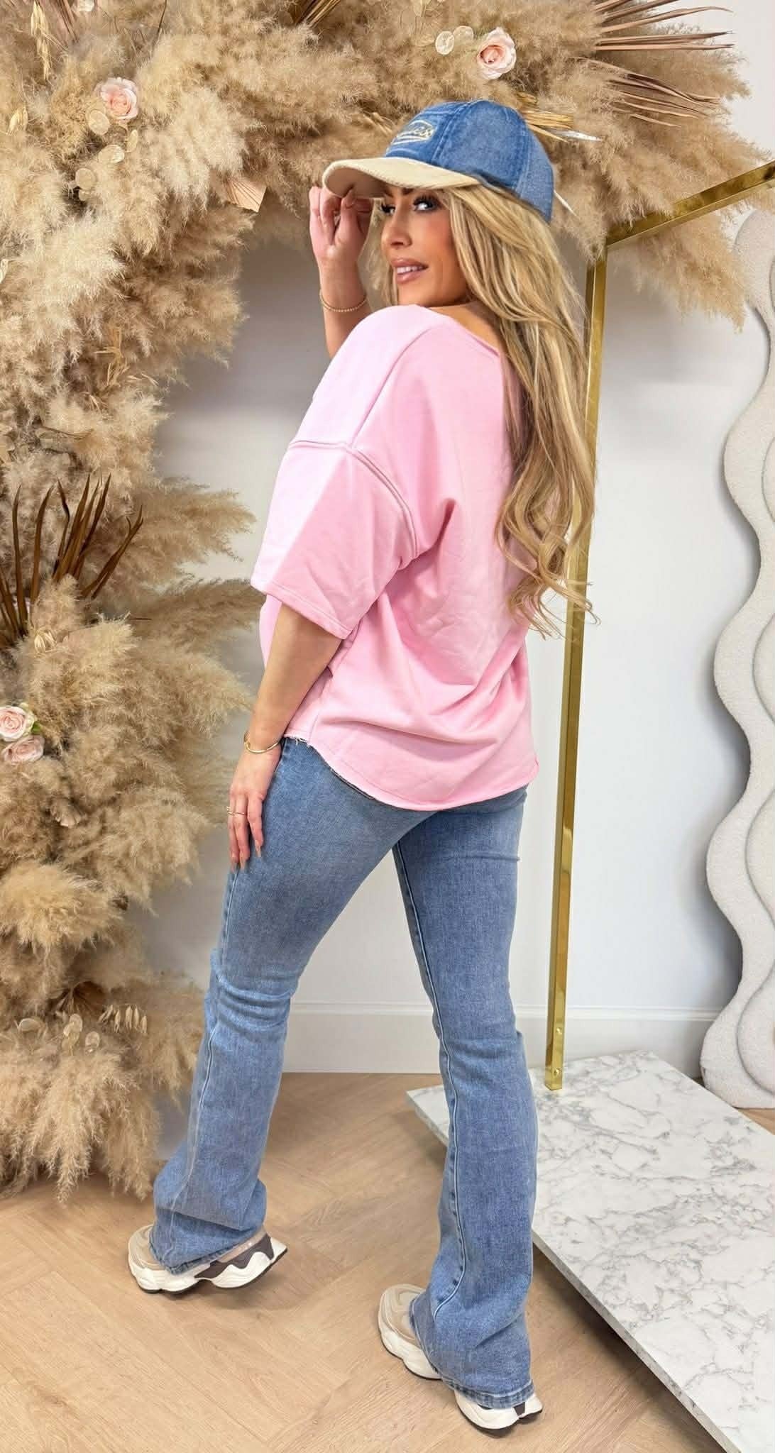 CIAO OVERSIZED SHIRT 1140-24 LIGHTPINK