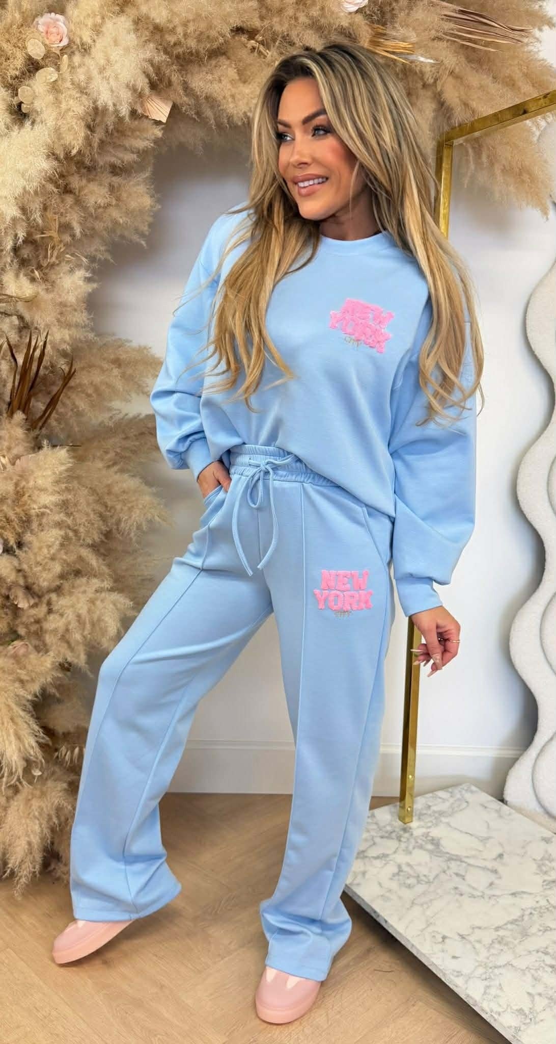 CITY NEW YORK SET LIGHTBLUE