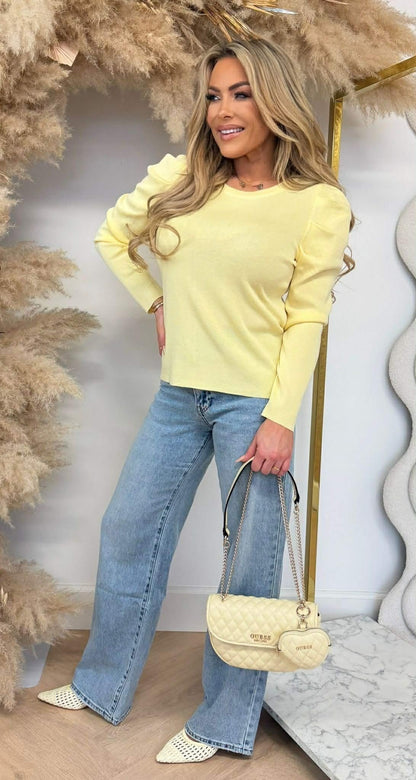 CLARA POF MOUW TOP 8806 YELLOW