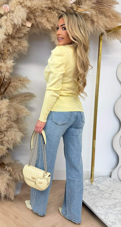 CLARA POF MOUW TOP 8806 YELLOW