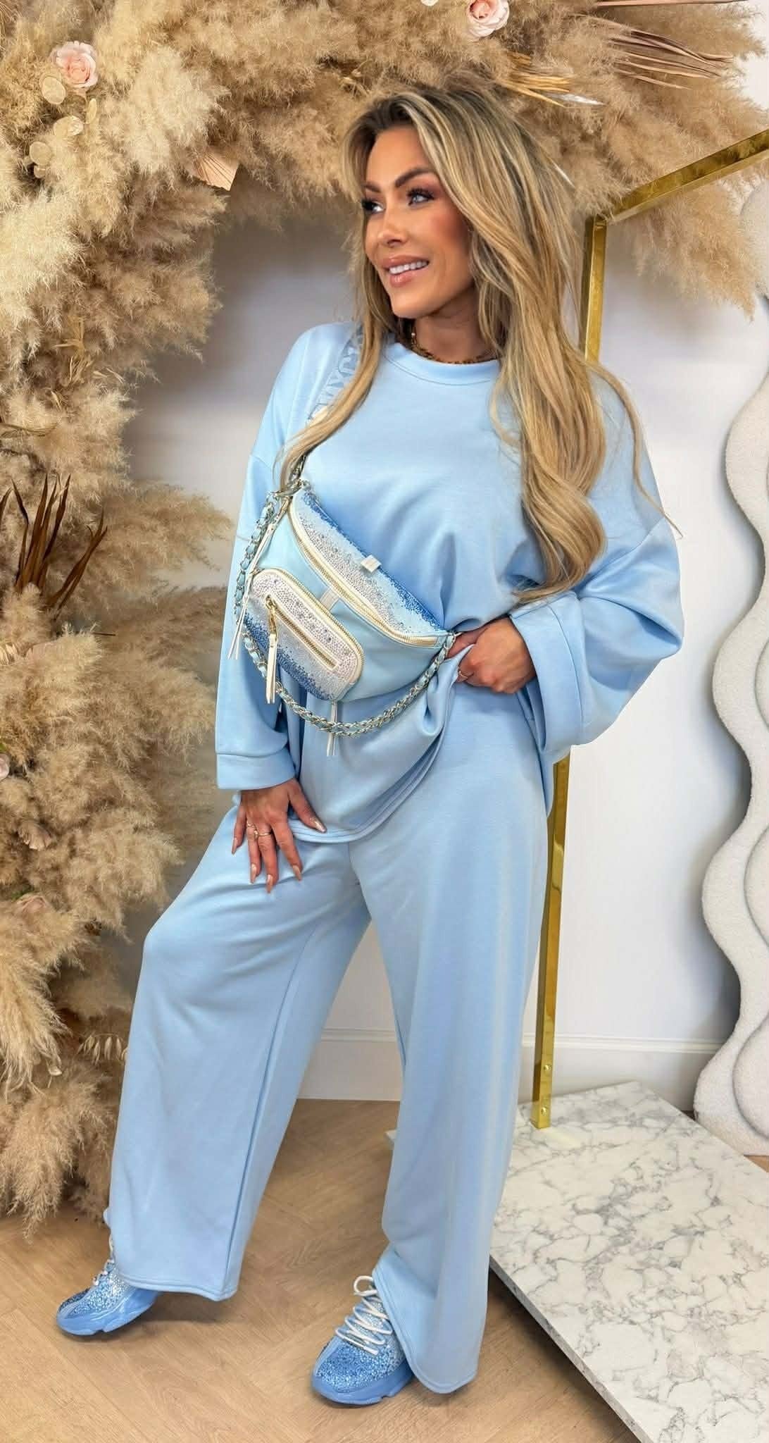 CLARE SET ICEBLUE