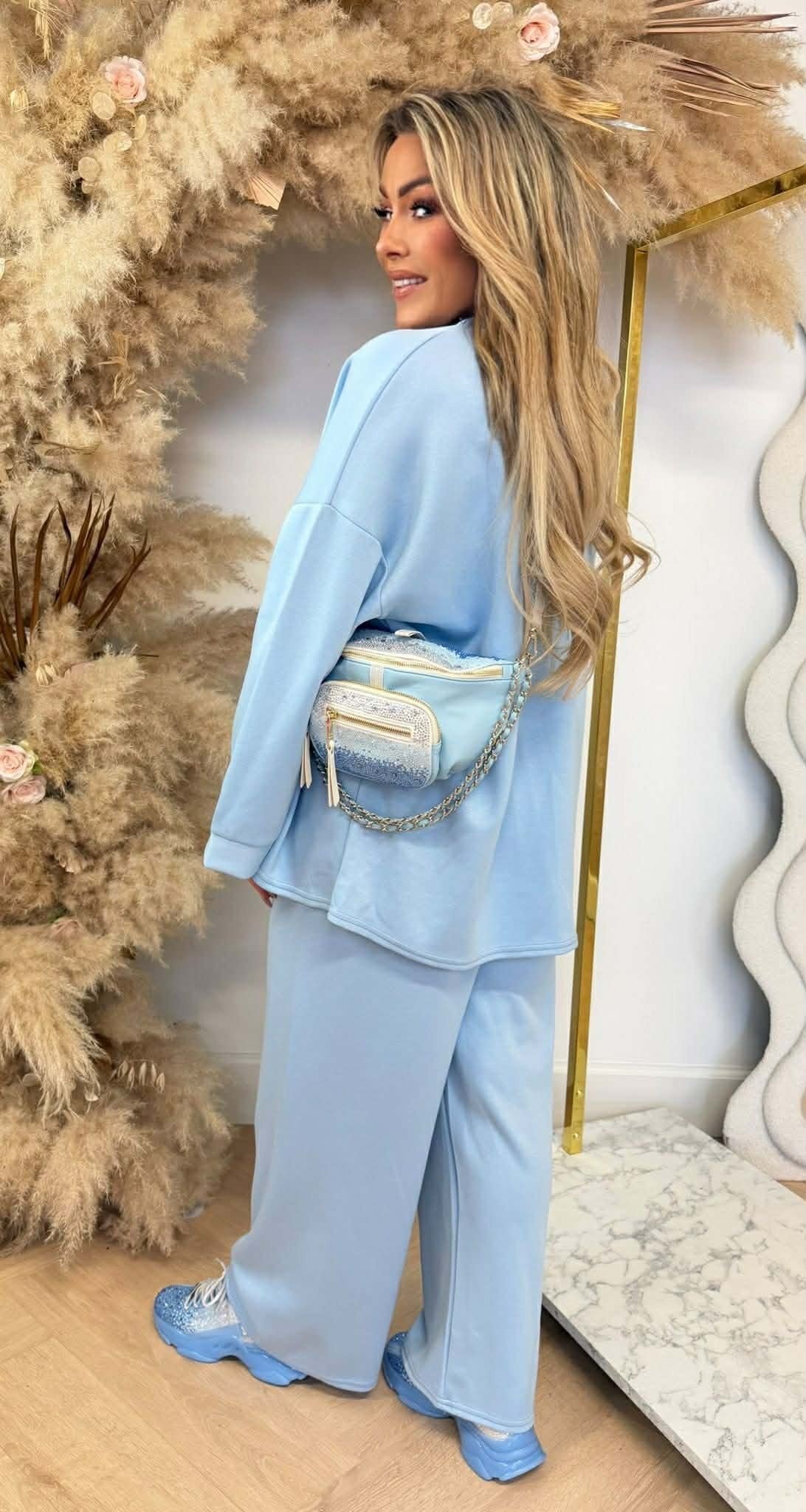 CLARE SET ICEBLUE