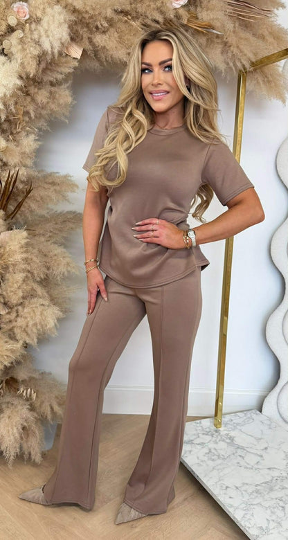 KLASSISCHES SPLIT-SET HELLBRAUN