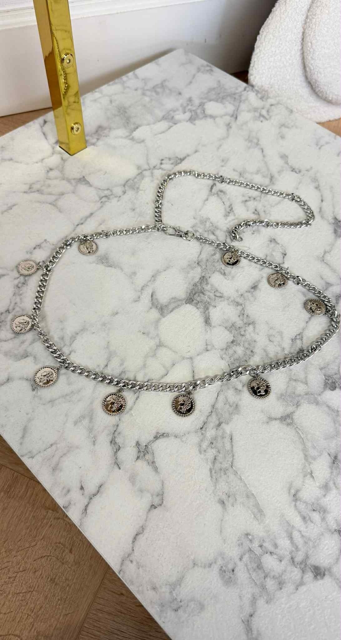 MÜNZENGÜRTEL 68967 SILBER