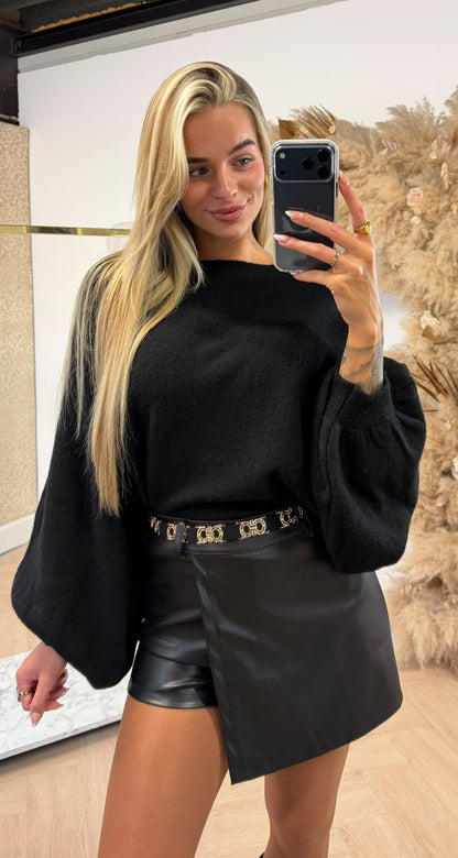 MY BEST VLEERMUIS MOUW SWEAT BLACK