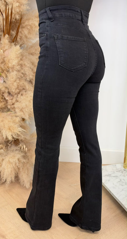 FLARE JEANS 1361 BLACK