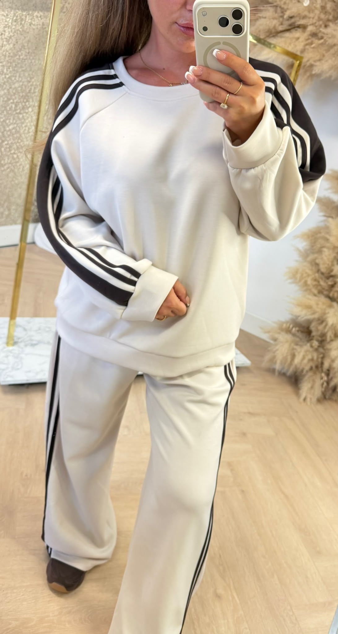 ADI STRIPE SET BEIGE