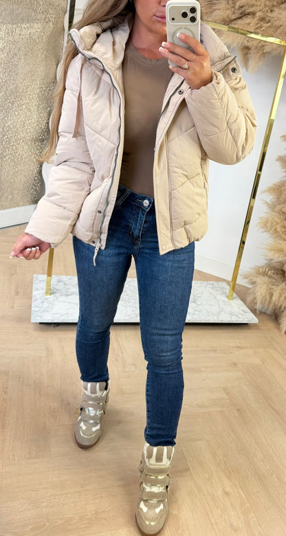 KEY SHORT WINTERJACKET 2002 BEIGE