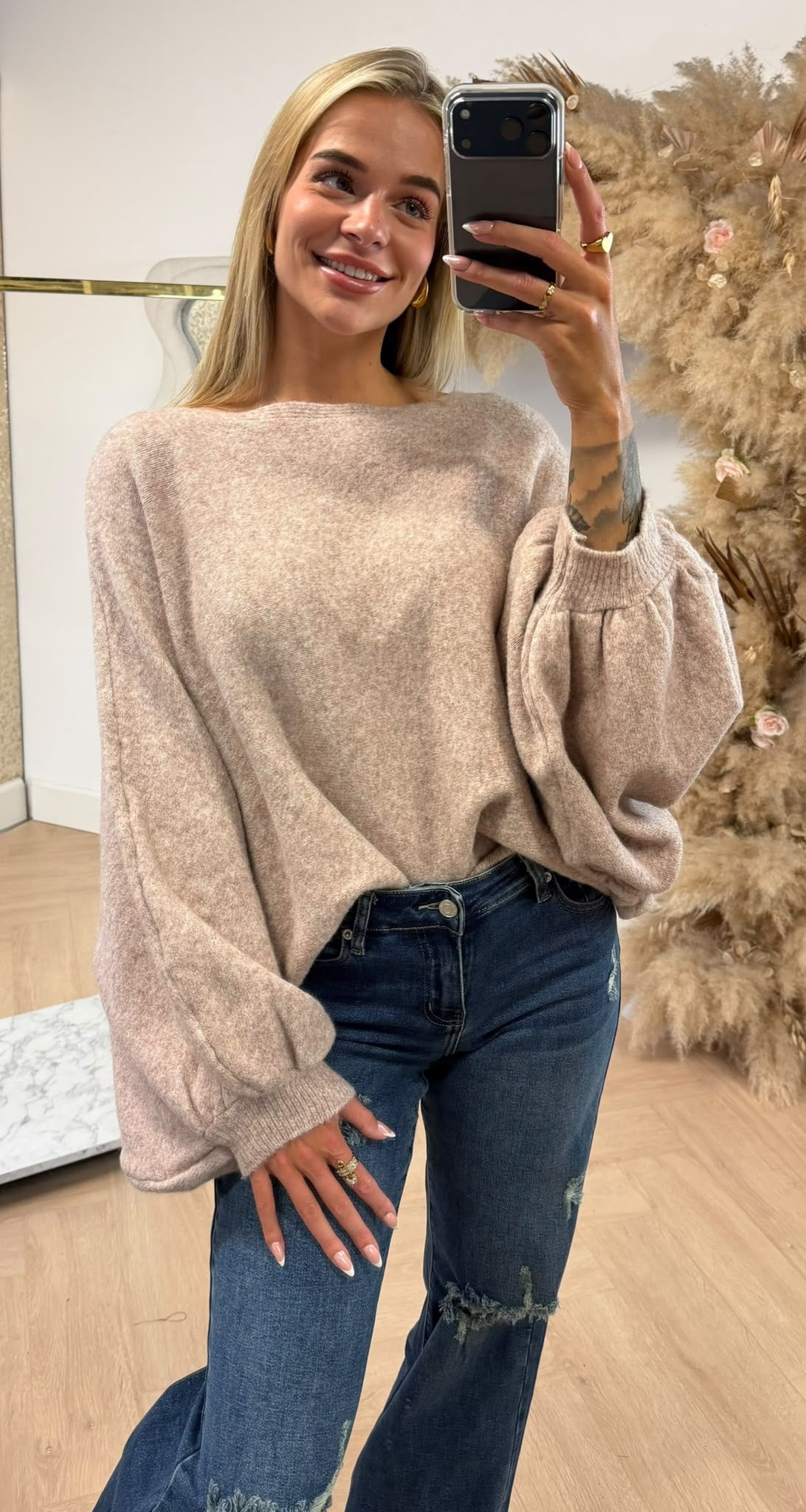MY BEST VLEERMUIS MOUW SWEAT TAUPE