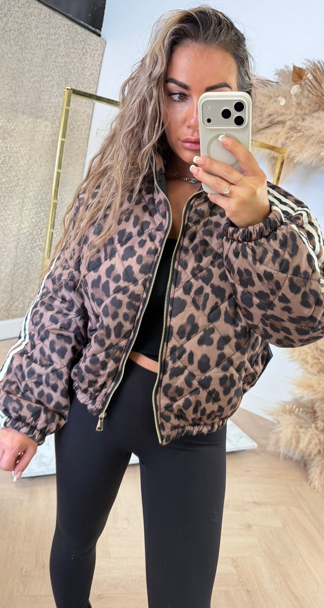 PATTY LEO PUFFER JACKET CAMEL