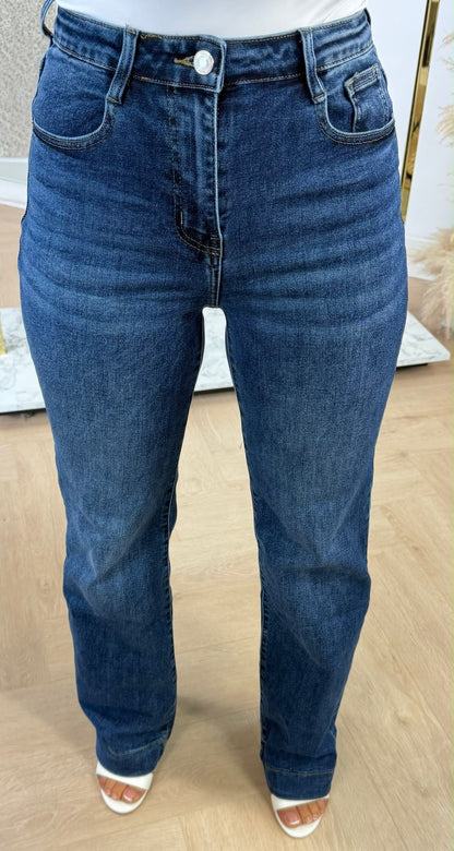 LEVI INSPIRED WIDE LEG JEANS 6881Q DARKBLUE