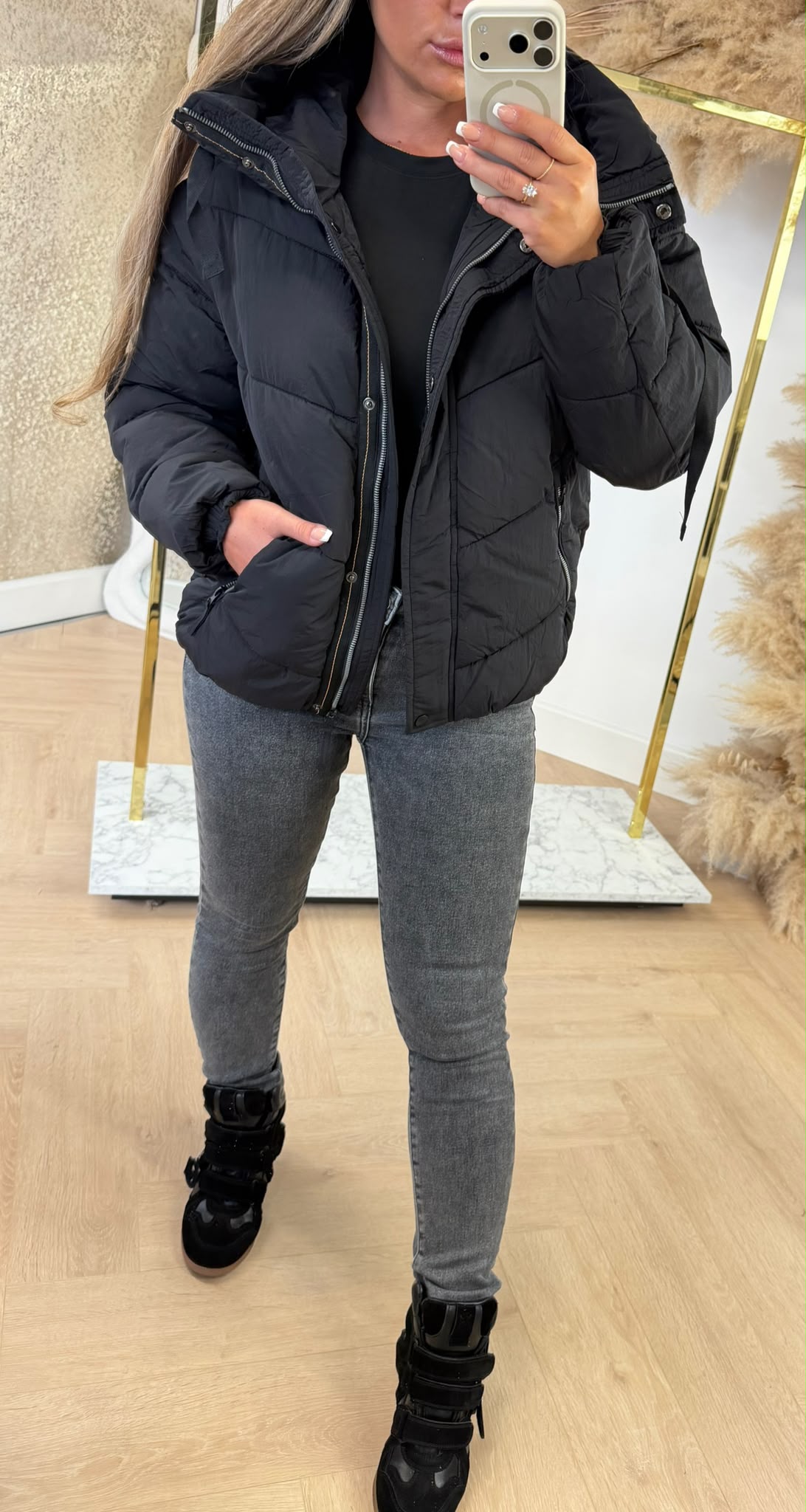 KEY SHORT WINTERJACKET 2002 BLACK