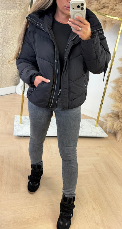 KEY SHORT WINTERJACKET 2002 BLACK