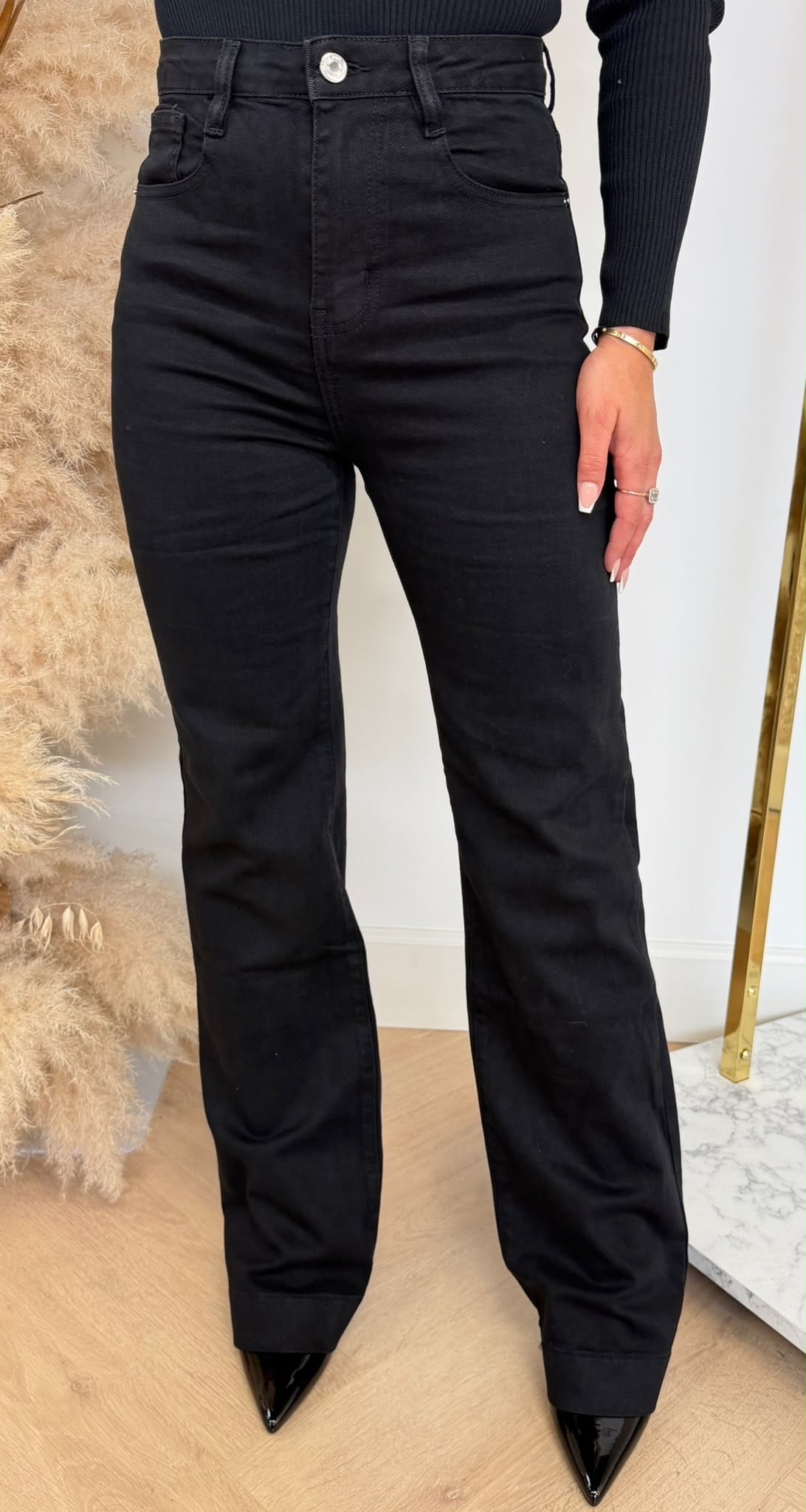LEV WIDE LEG JEANS 6881 BLACK