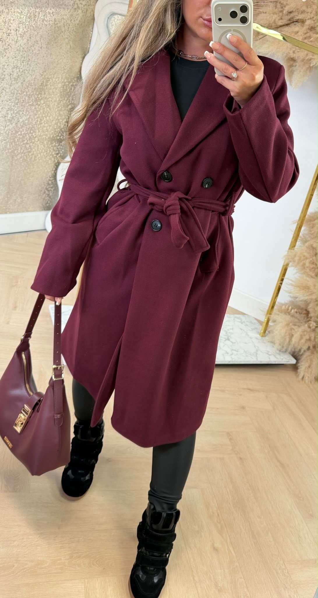 NEW TRENCH COAT BORDEAUX