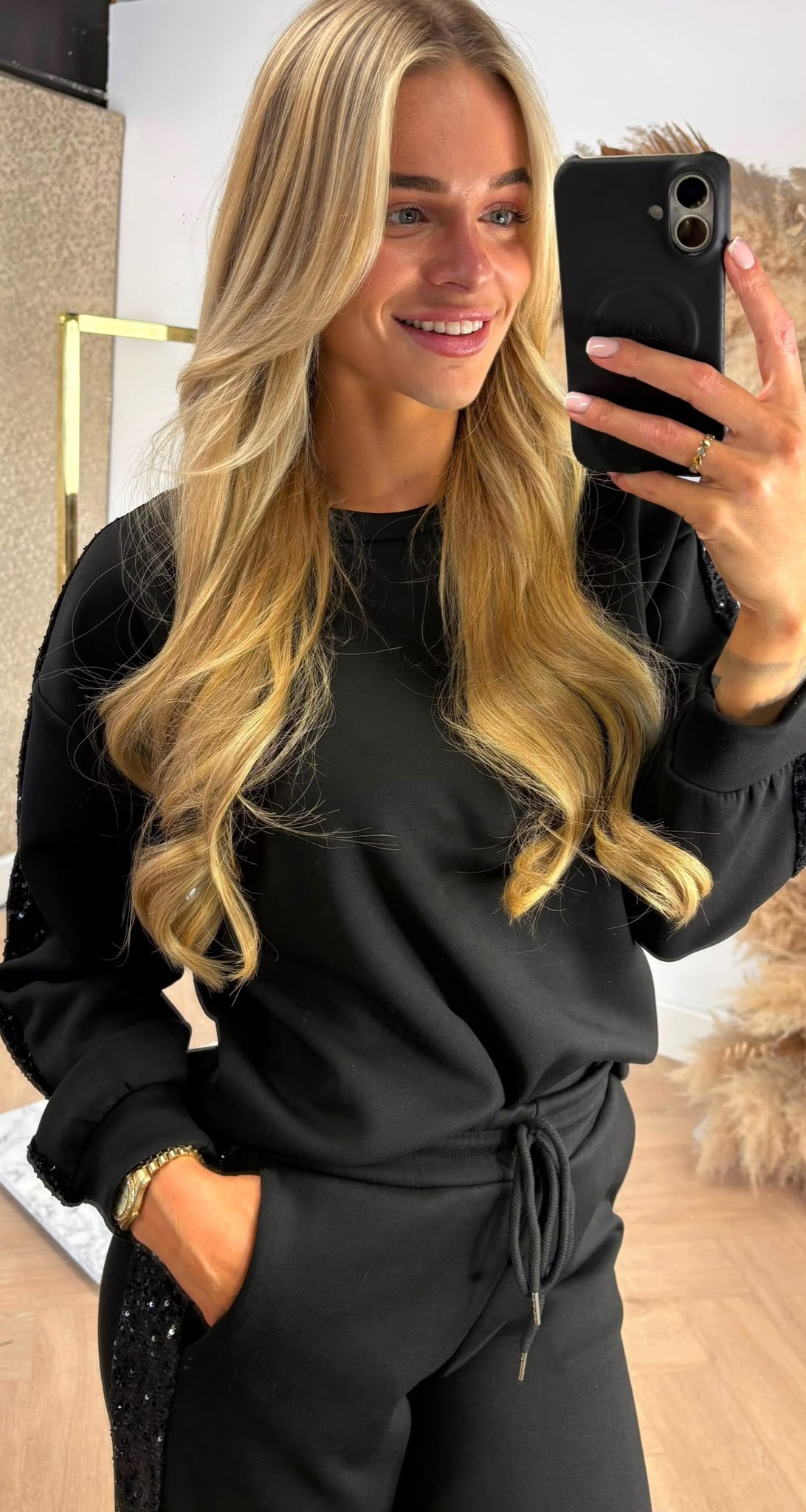 VERA GLITTER SET BLACK
