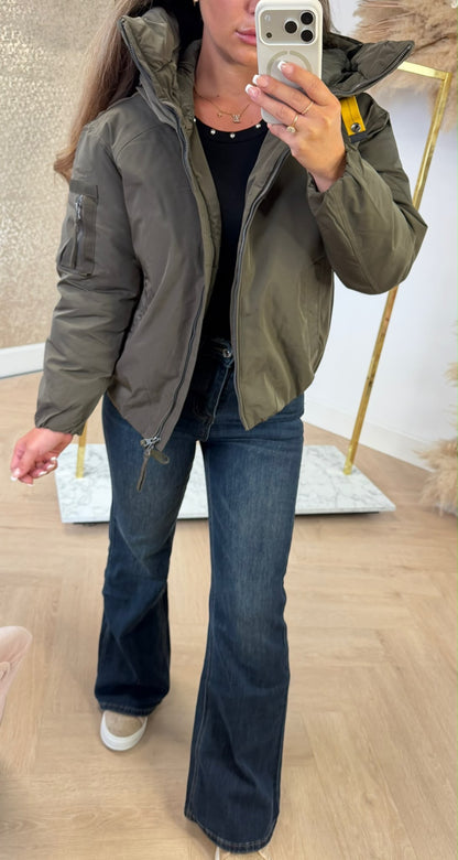JUMPER WINTERJACKET 2112-29 ARMYGREEN