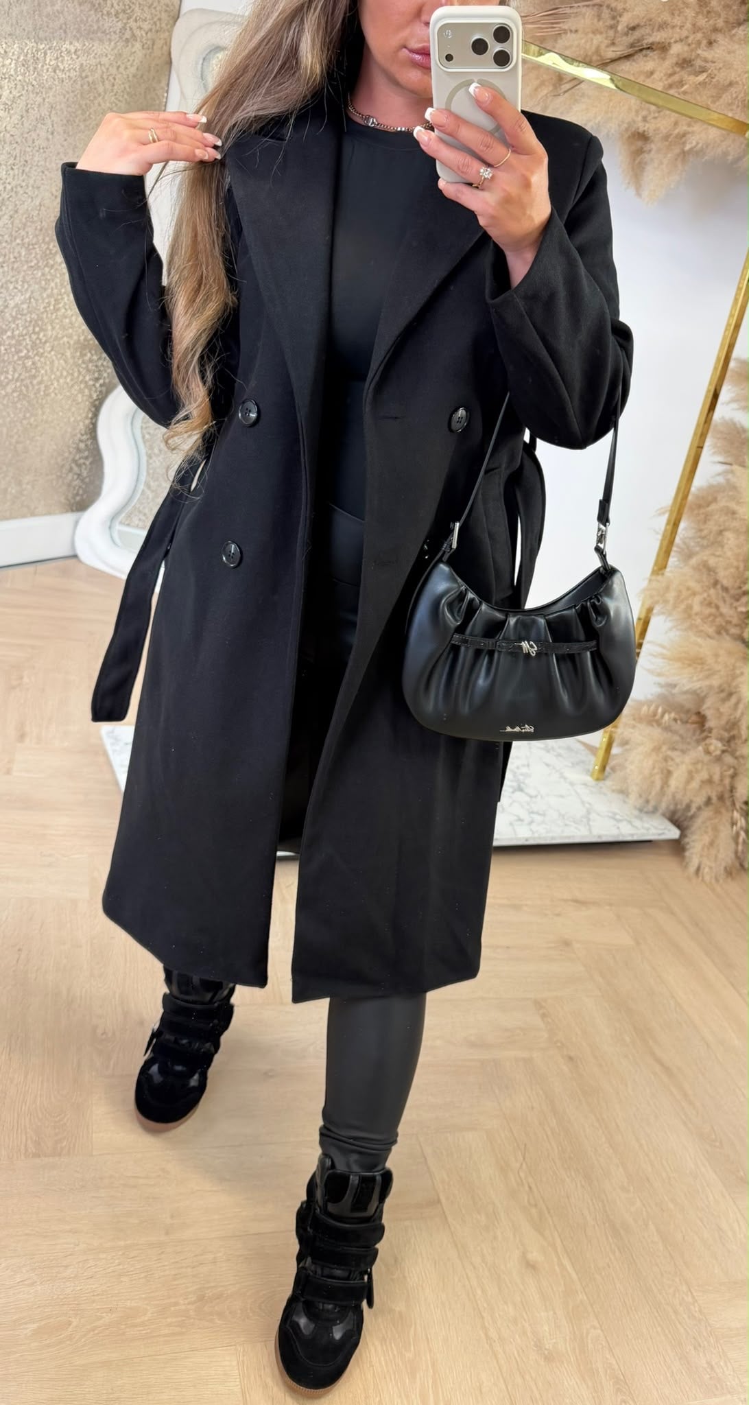 NEW TRENCH COAT BLACK