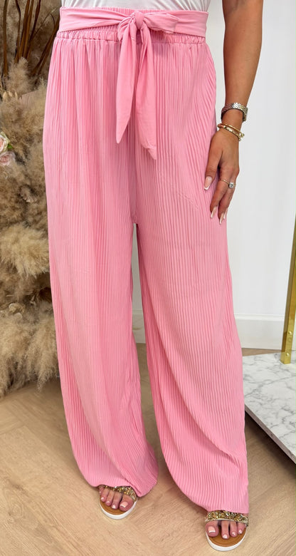 PLISSE KNOOP PANTS 5028 LIGHTPINK