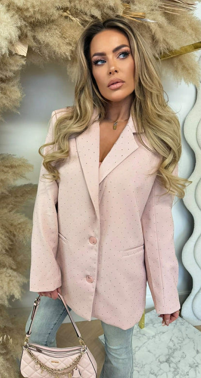 BLAZER PAILLETÉ TC02 ROSE