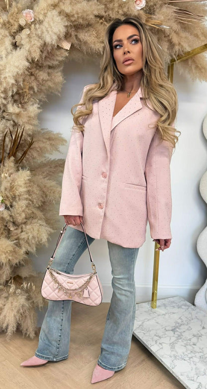 BLAZER PAILLETÉ TC02 ROSE
