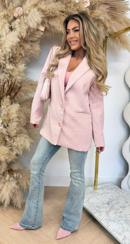 BLAZER PAILLETÉ TC02 ROSE