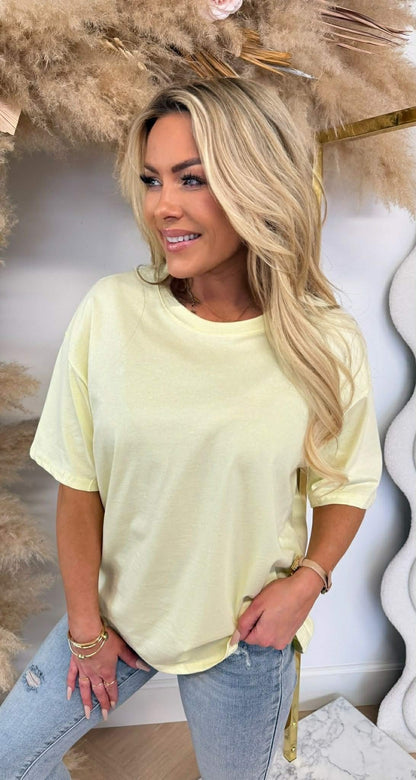GLITTER-SHIRT 6902 GELB