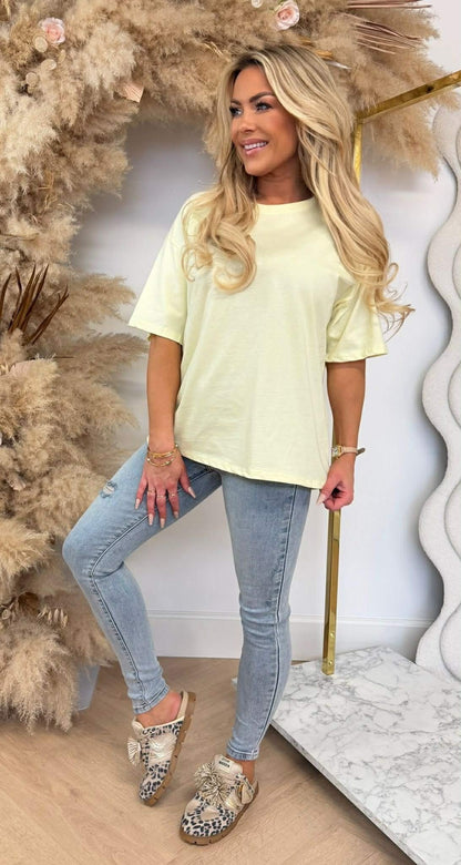 GLITTER-SHIRT 6902 GELB