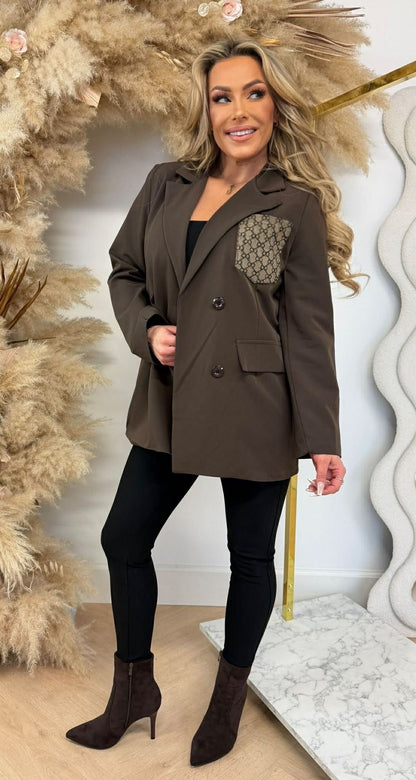 GUC BLAZER SCHOKO