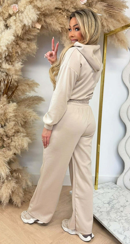 H BELT LOGO SET BEIGE