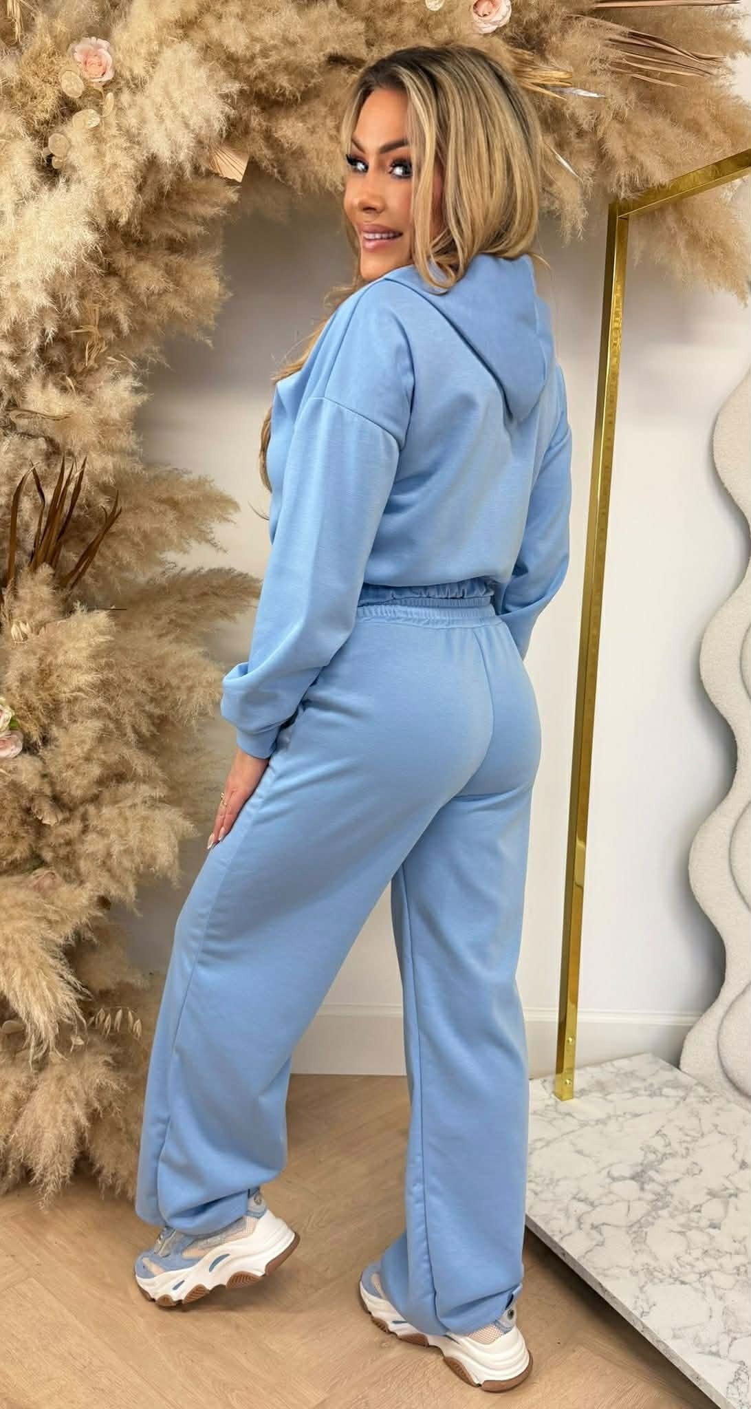 H GURTEL LOGO-SET BLAU