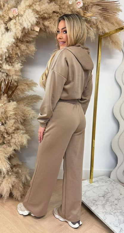 H BELT LOGO SET TAUPE