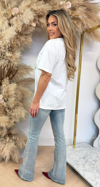 HONEY CHERRY TEE 8011523 WHITE