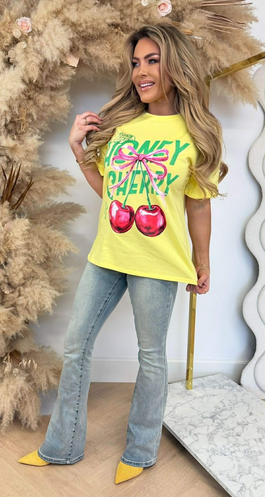 HONEY CHERRY TEE 8011523 YELLOW