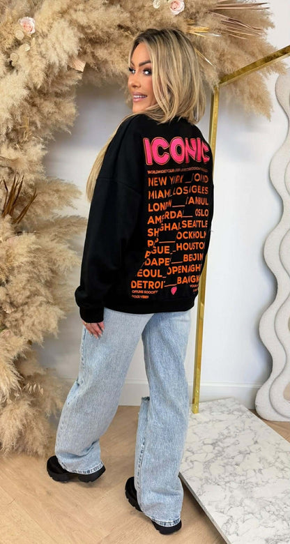 SWEAT ICONIQUE NOIR