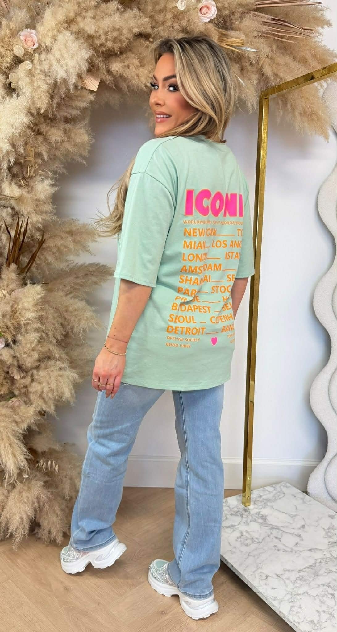 TEE ICONIQUE * L * MENTHE