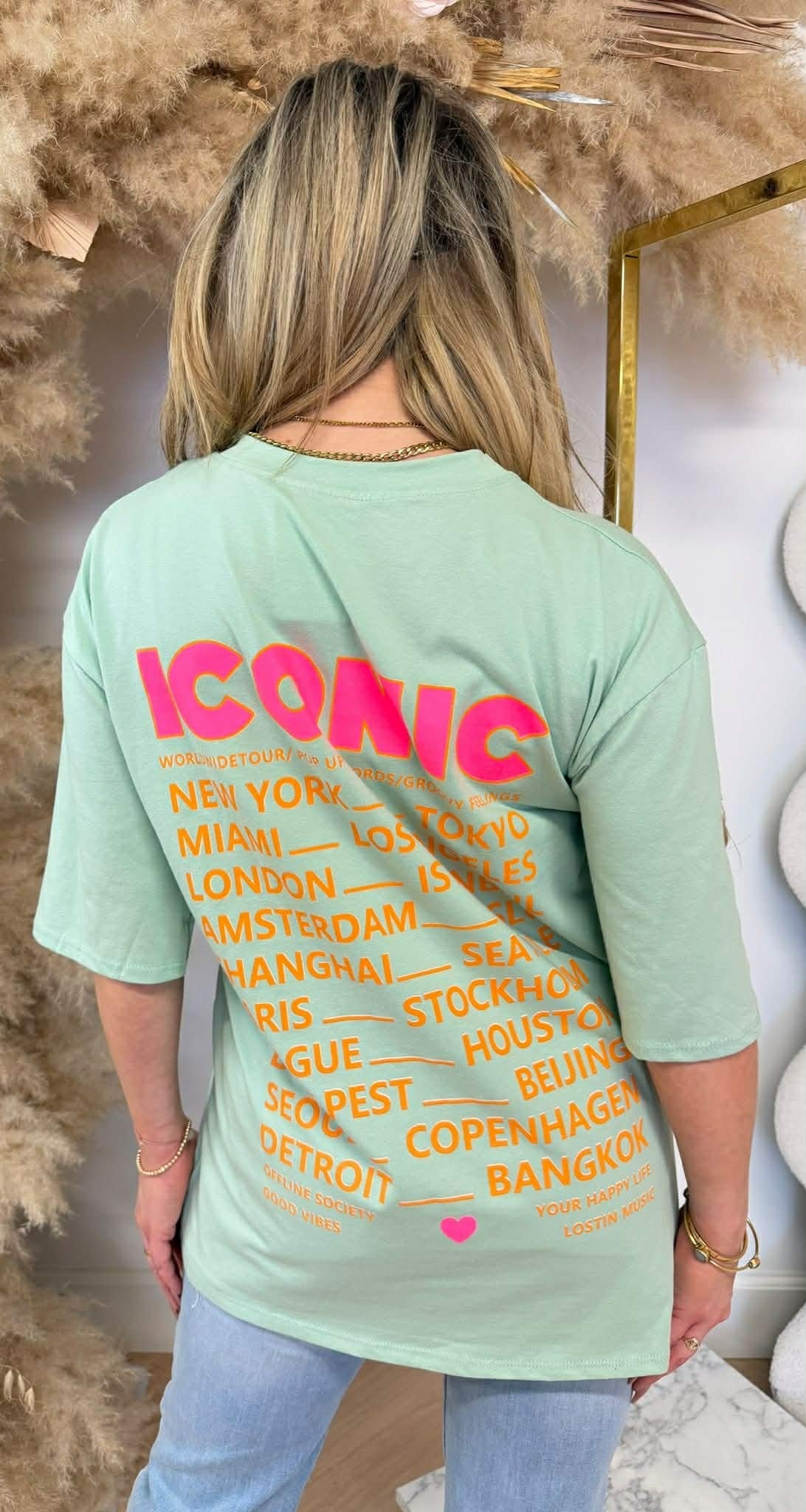 TEE ICONIQUE * L * MENTHE