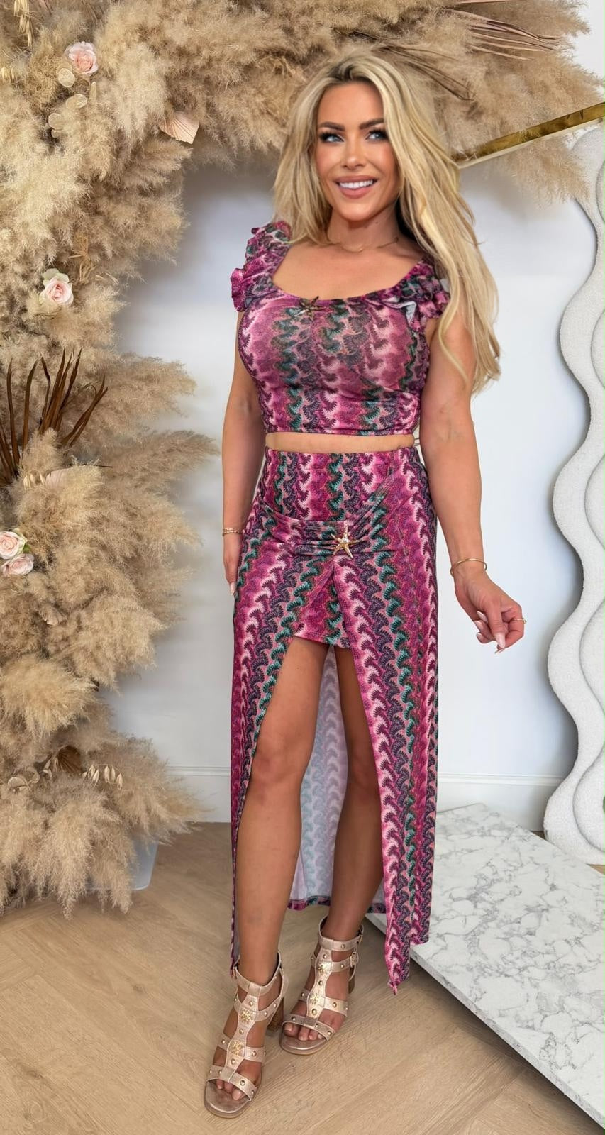 STARFISH SET FUCHSIA
