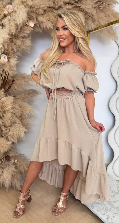 MYRTE 2 PIECE SET BEIGE