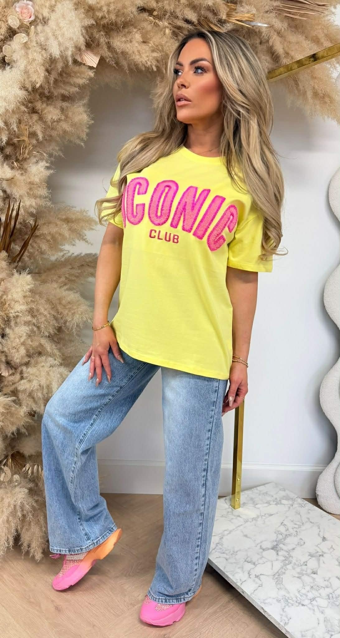T-SHIRT CLUB ICONIQUE 8011516 JAUNE
